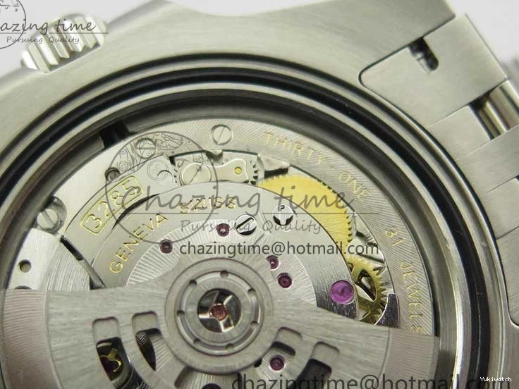 GMT-Master Blue 904L V3 Diamonds Jubilee Dial GMF Bracelet SA3285 II Steel On CHS White Bezel Black Edition Best 0330